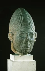 Head of a Syrian god, from Jabbil, Northern Syria, c.1700-1600 BC
